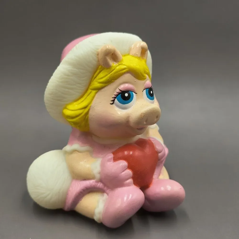 Vintage 1989 Remco Muppet Babies Miss Piggy Squeeze/Squeaky Bath Toy NWOP